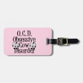 Étiquette À Bagage Migner trouble obsessionnel de la vache (Devant horizontal)