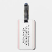 Étiquette À Bagage Mignon comme insecte (Dos Vertical)
