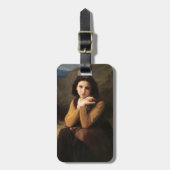 Étiquette À Bagage Mignon Innocence d'une adolescente, Bouguereau (Devant Vertical)