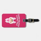 Étiquette À Bagage Mignonne Bunny t'aime la confession (Devant horizontal)
