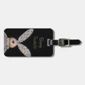 Étiquette À Bagage Mignonne et cousue lapin (Devant horizontal)