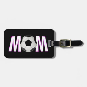 Étiquette À Bagage Mignonne maman de soccer