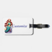 Étiquette À Bagage Mignonne sirène Thunder_Cove (Dos horizontal)