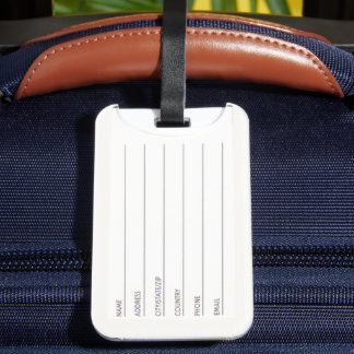 Étiquette À Bagage Mignons Chats Noirs Japonais Patchwork