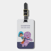 Étiquette À Bagage Miguel et Tango | Dino Ranch (Devant Vertical)