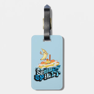 Étiquette À Bagage Mikitiez été windsurf bananasplie glace