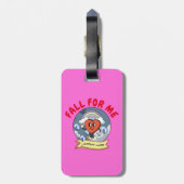 Étiquette À Bagage Mikitiez personnalisé valentine drôle lovebug logi (Dos Vertical)