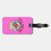 Étiquette À Bagage Mikitiez personnalisé valentine drôle lovebug logi (Dos horizontal)