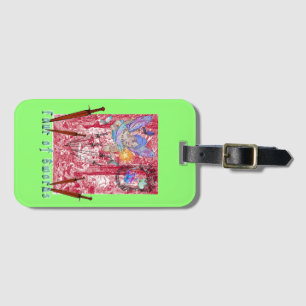 Étiquette À Bagage Mikitiez tarot conte de fées ange de voeu gitane r