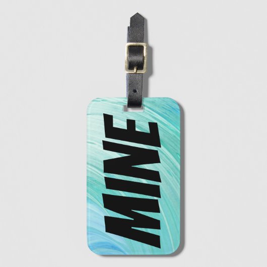 ÉTIQUETTE À BAGAGE MINE (Devant Vertical)
