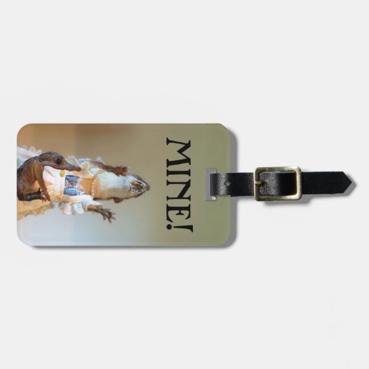 Étiquette À Bagage MINE (double face) (Devant horizontal)