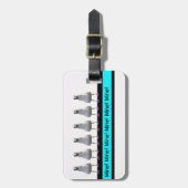 Étiquette À Bagage Mine ! Étiquette de bagage de mouette (Devant Vertical)