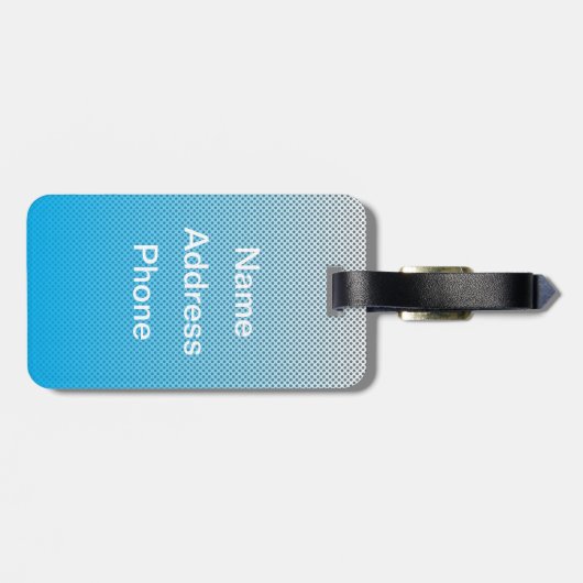 Étiquette À Bagage Mini Batman en cours d'exécution (Dos horizontal)