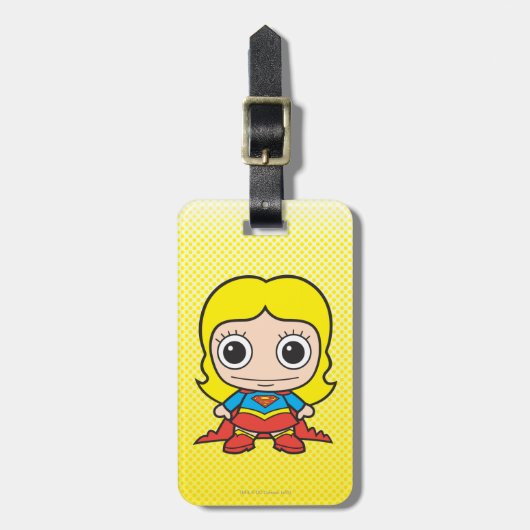 Étiquette À Bagage Mini Supergirl (Devant Vertical)