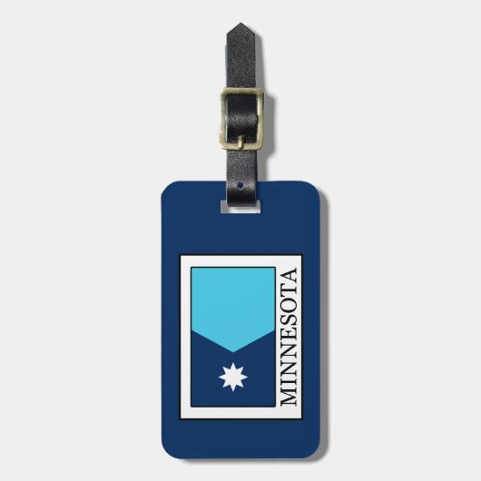 Étiquette À Bagage Minnesota (Devant Vertical)