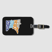 Étiquette À Bagage Minnesota Nickname Word Art (Devant Horizontal)