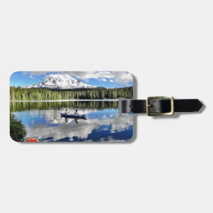 Étiquette À Bagage Miroir de montagne