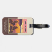 Étiquette À Bagage Missouri | Lac des Ozarks (Dos horizontal)