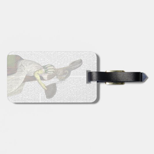 Étiquette À Bagage Mlle Hare (Dos horizontal)