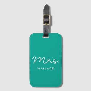 Étiquette À Bagage Mme faite sur commande mignonne