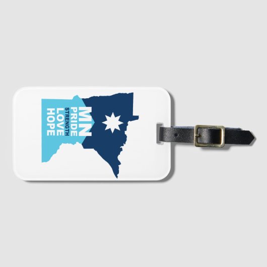 Étiquette À Bagage MN Strong  (Devant Horizontal)