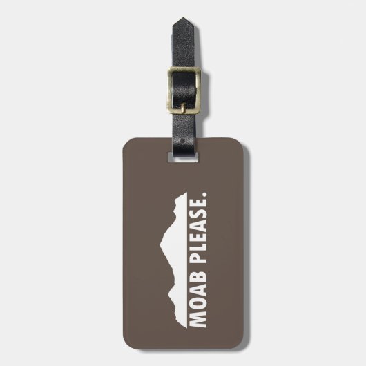 Étiquette À Bagage Moab S'Il Vous Plaît (Devant Vertical)