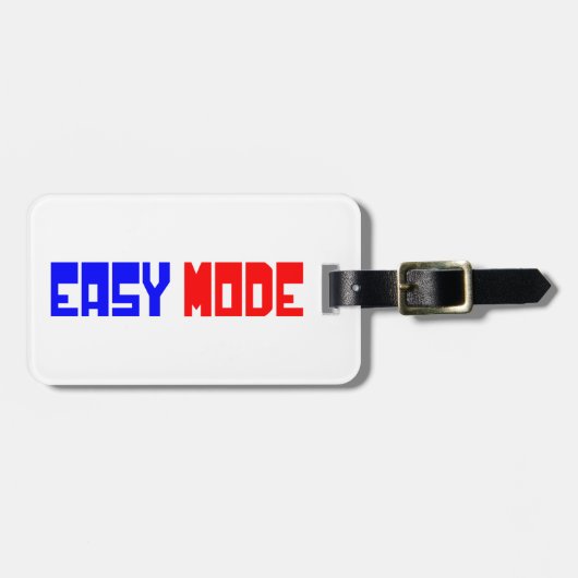 ÉTIQUETTE À BAGAGE MODE FACILE (Devant horizontal)