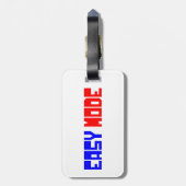 ÉTIQUETTE À BAGAGE MODE FACILE (Dos Vertical)