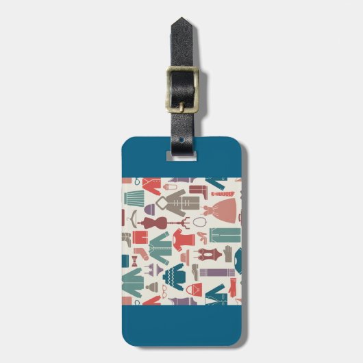 Étiquette À Bagage Mode tendance Motif élégant Vêtements Graphique (Devant Vertical)