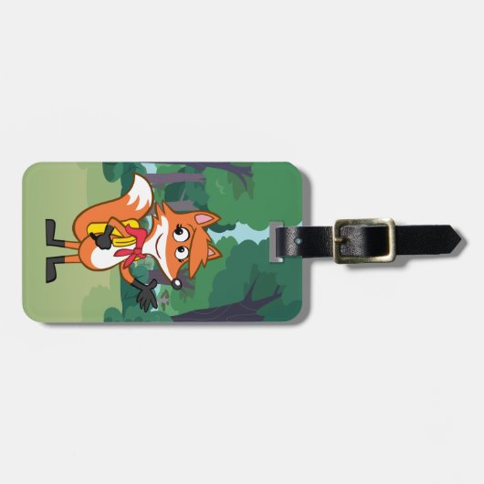 Étiquette À Bagage modèle (Devant horizontal)