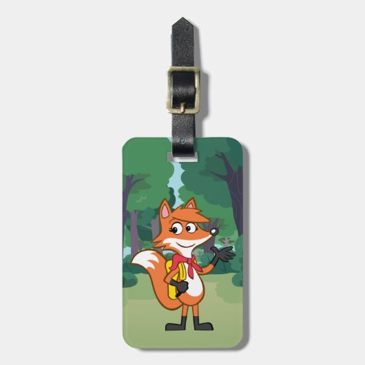 Étiquette À Bagage modèle (Devant Vertical)