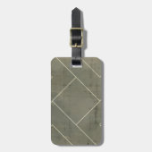 Étiquette À Bagage Modèle Abstrait avec formes géométriques (Devant Vertical)