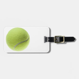 Étiquette À Bagage Modèle customisé par balle de tennis jaune