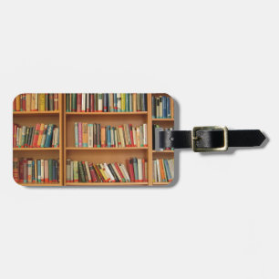Étiquette À Bagage Modèle de bibliothèque classique, bibliothèque, li