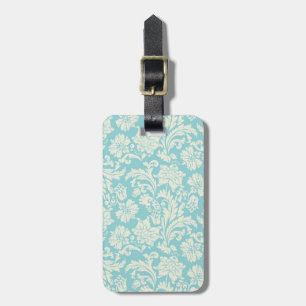 Étiquette À Bagage Modèle de Damas 3