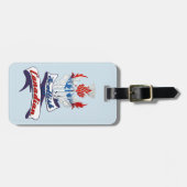 Étiquette À Bagage Modèle d'étiquette de la marque écossaise canadien (Devant horizontal)