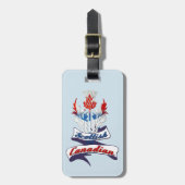 Étiquette À Bagage Modèle d'étiquette de la marque écossaise canadien (Devant Vertical)