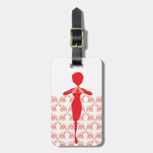 Étiquette À Bagage Modèle d'étiquette de sac de voyage d'amour de (Devant Vertical)