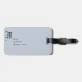 Étiquette À Bagage Modèle d'étiquette de sac de voyage de bicyclette (Dos horizontal)