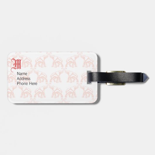 Étiquette À Bagage Modèle Diva Strong Travel Bag (Dos horizontal)