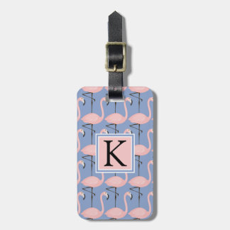 Étiquette À Bagage Modèle Flamingo | Monogramme