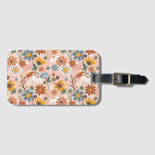 Étiquette À Bagage Modèle floral peint à la main-23136