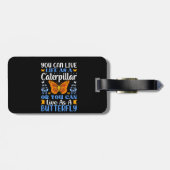Étiquette À Bagage modèle-papillon (Dos horizontal)