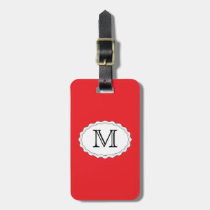 Étiquette À Bagage Modèle rouge d'étiquette de sac de voyage