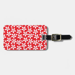 Étiquette À Bagage Modèle rouge d'étiquette de sac de voyage de