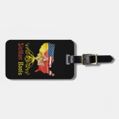 Étiquette À Bagage Modèle sicilien américain d'étiquette de bagage de (Devant horizontal)