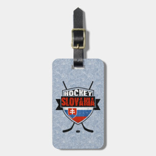 Étiquette À Bagage Modèle slovaque d'étiquette de bagage de hockey