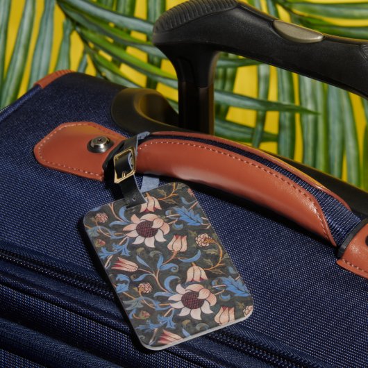 Étiquette À Bagage Modèle William Morris Evenlode : Vintage Moody (Insitu Rectoal 1)