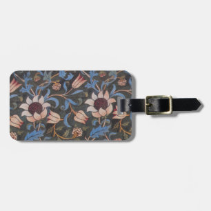 Étiquette À Bagage Modèle William Morris Evenlode : Vintage Moody