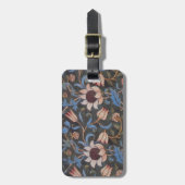 Étiquette À Bagage Modèle William Morris Evenlode : Vintage Moody (Devant Vertical)